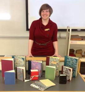 Me with the Books I have Made